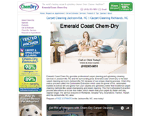 Tablet Screenshot of emeraldcoastchem-dry.com